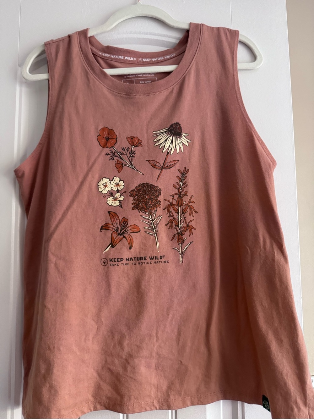 Women's Sleeveless Floral Tank by Keep Nature Wild